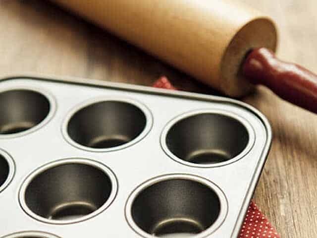 Rolling pin and muffin pan