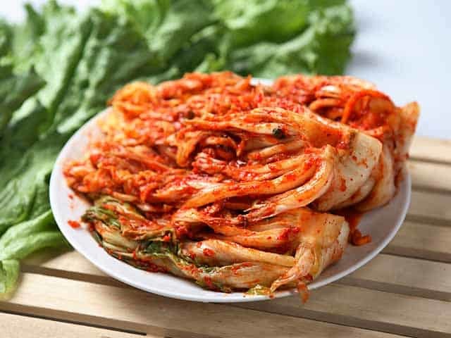 Bowl of kimchi