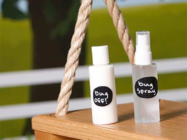 Bug spray bottles