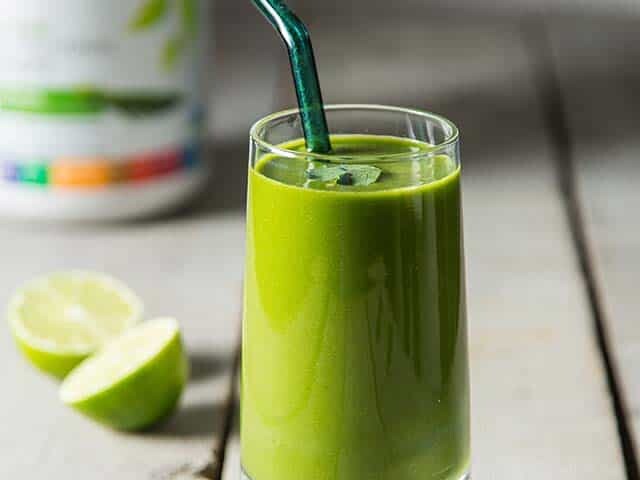 Green Smoothie with Lime