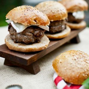 Grilled Buffalo Cheeseburgers