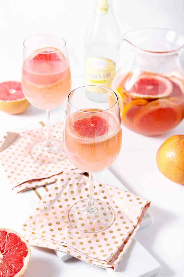 Sparkling Grapefruit Sangria