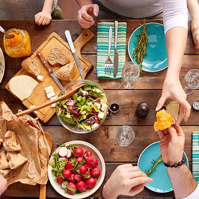 Family Dinner Table