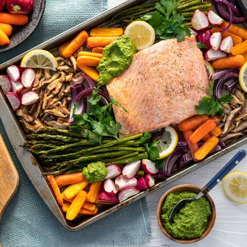 Sheet Pan Salmon