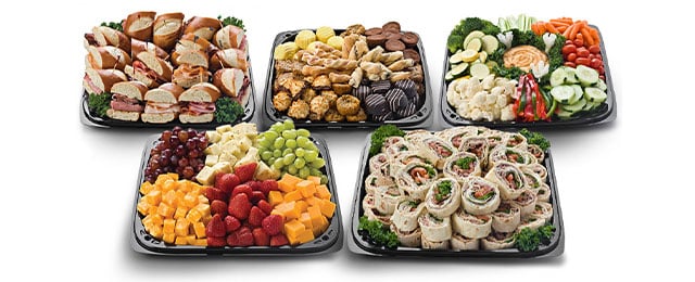 catering tray varieties