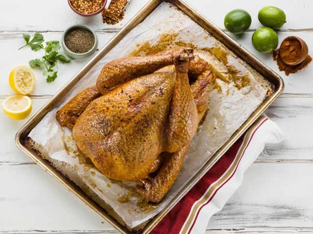 Spiced citrus turkey