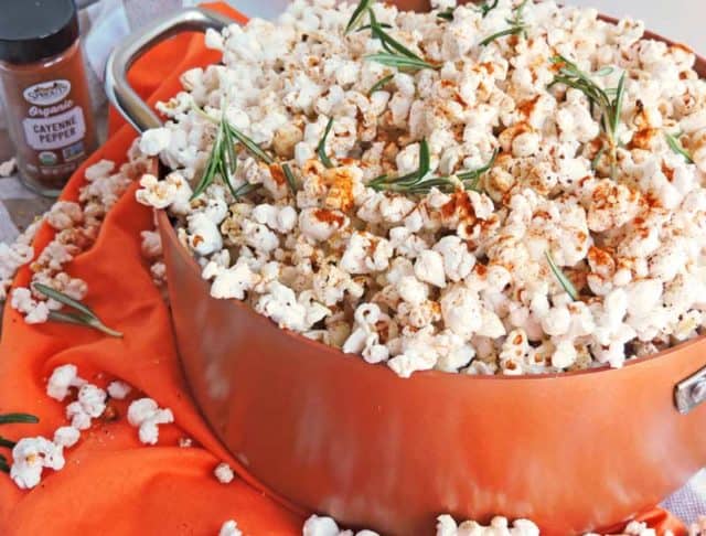 Stovetop Spicy Popcorn