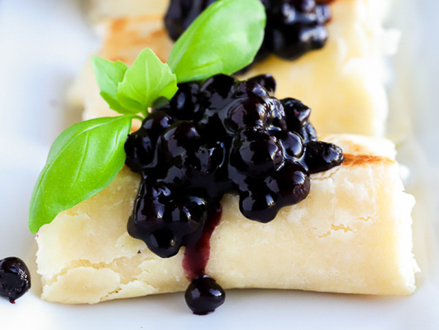 Blueberry Blintz