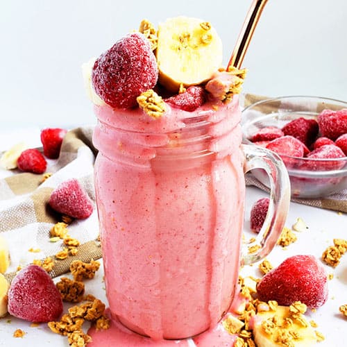 Organic Strawberry Smoothie