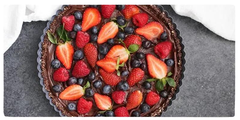 chocolate berry tart