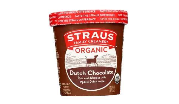 Straus Dutch Chocolate Ice Cream
