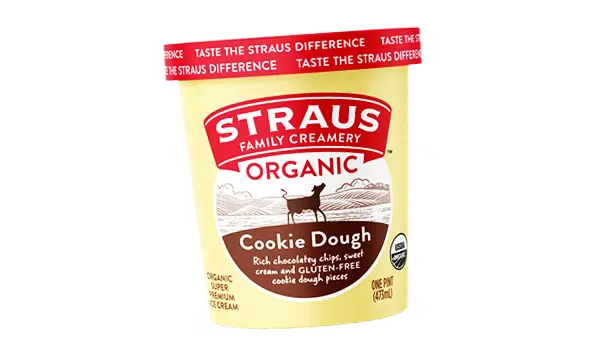 Straus Cookie Dough Ice Cream