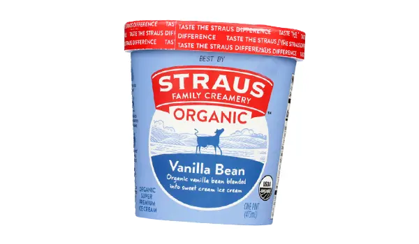 Straus Vanilla Bean Ice Cream