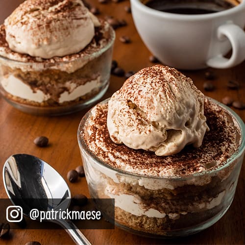 Keto Tiramisu Coffee Ice Cream-Bowl