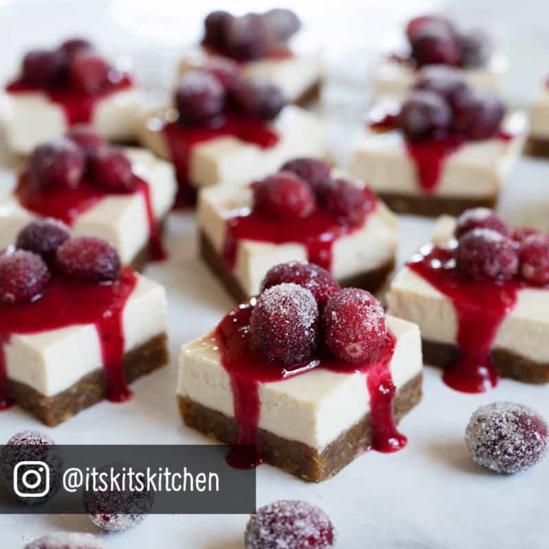 Cranberry Cheesecake Bars