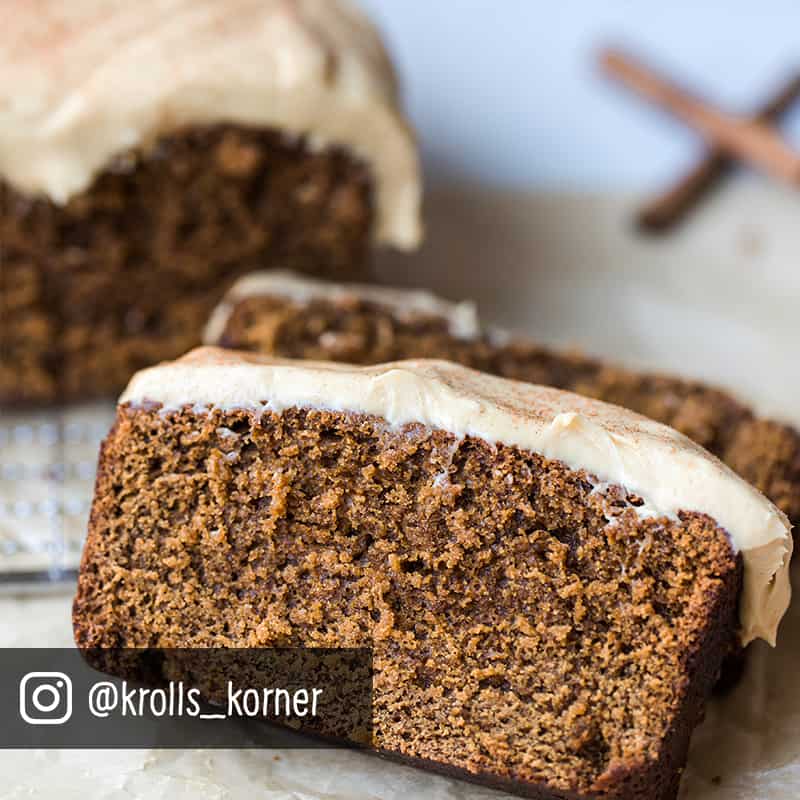 Gluten free ginger bread loaf