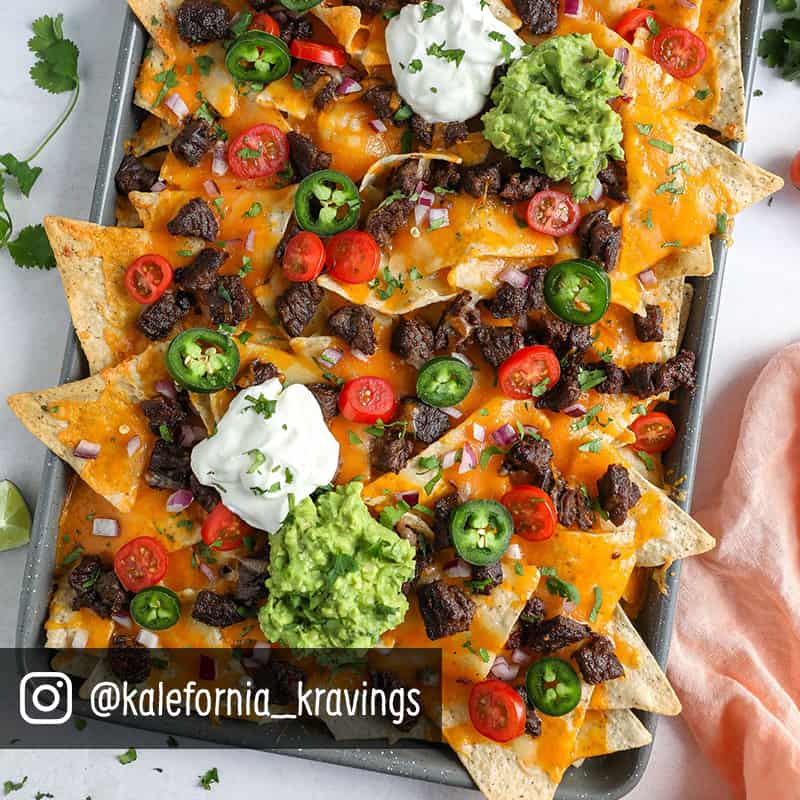 Carne Asada Sheet Pan Nachos