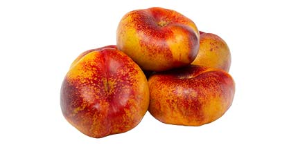 yellow donut nectarines