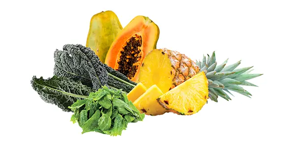 Tropical Fruits and Kale