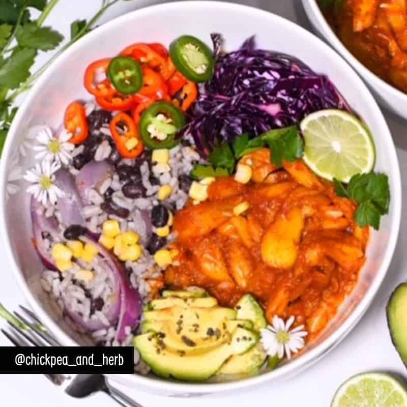 jackfruit taco bowl