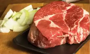 Sprouts Beef on a cutting board