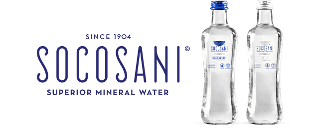 Socosani Beverages logo and variety