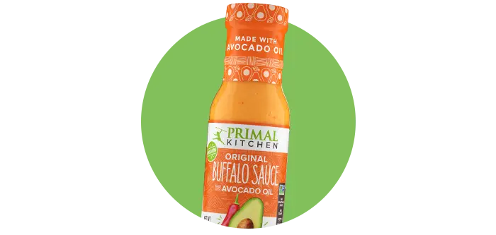 Bottle of Primal Kitchen Buffalo Sauce