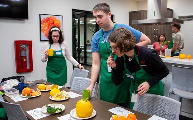 kids tasting food