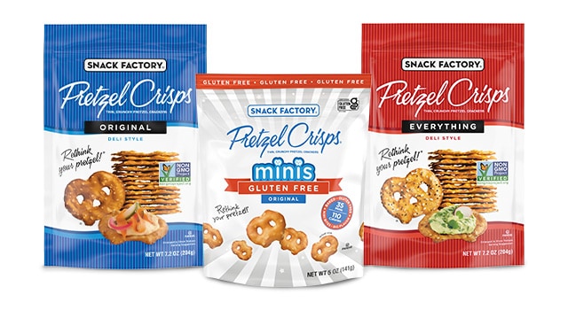 Snack Factory pretzel varieties