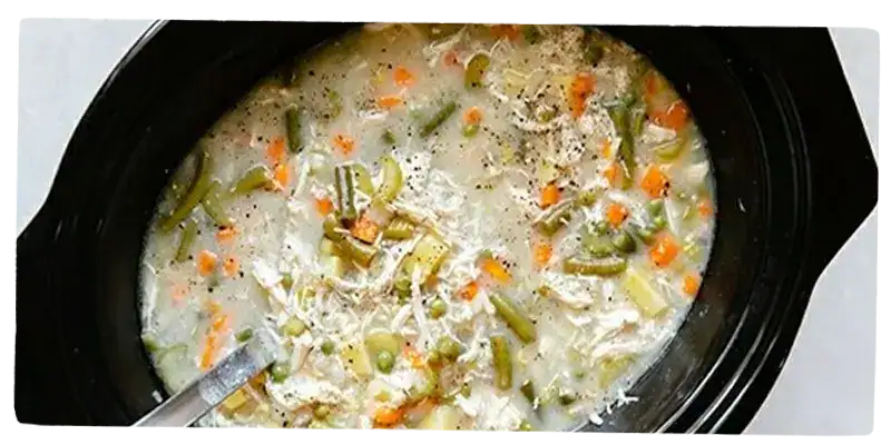 Chicken pot pie soup