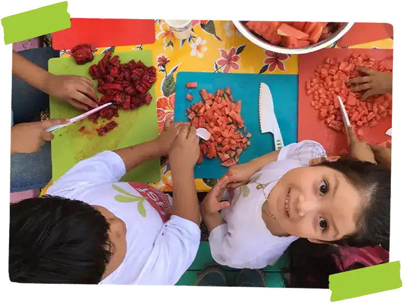 kids cooking