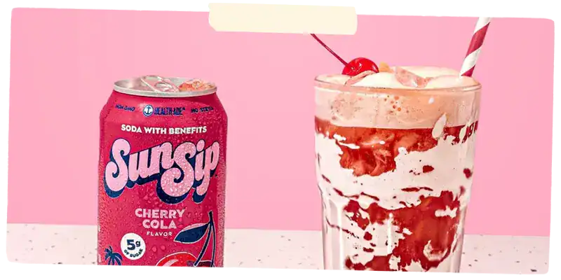 Fluffy Soda in a glass