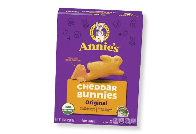 Annies Cheddar Bunny Crackers