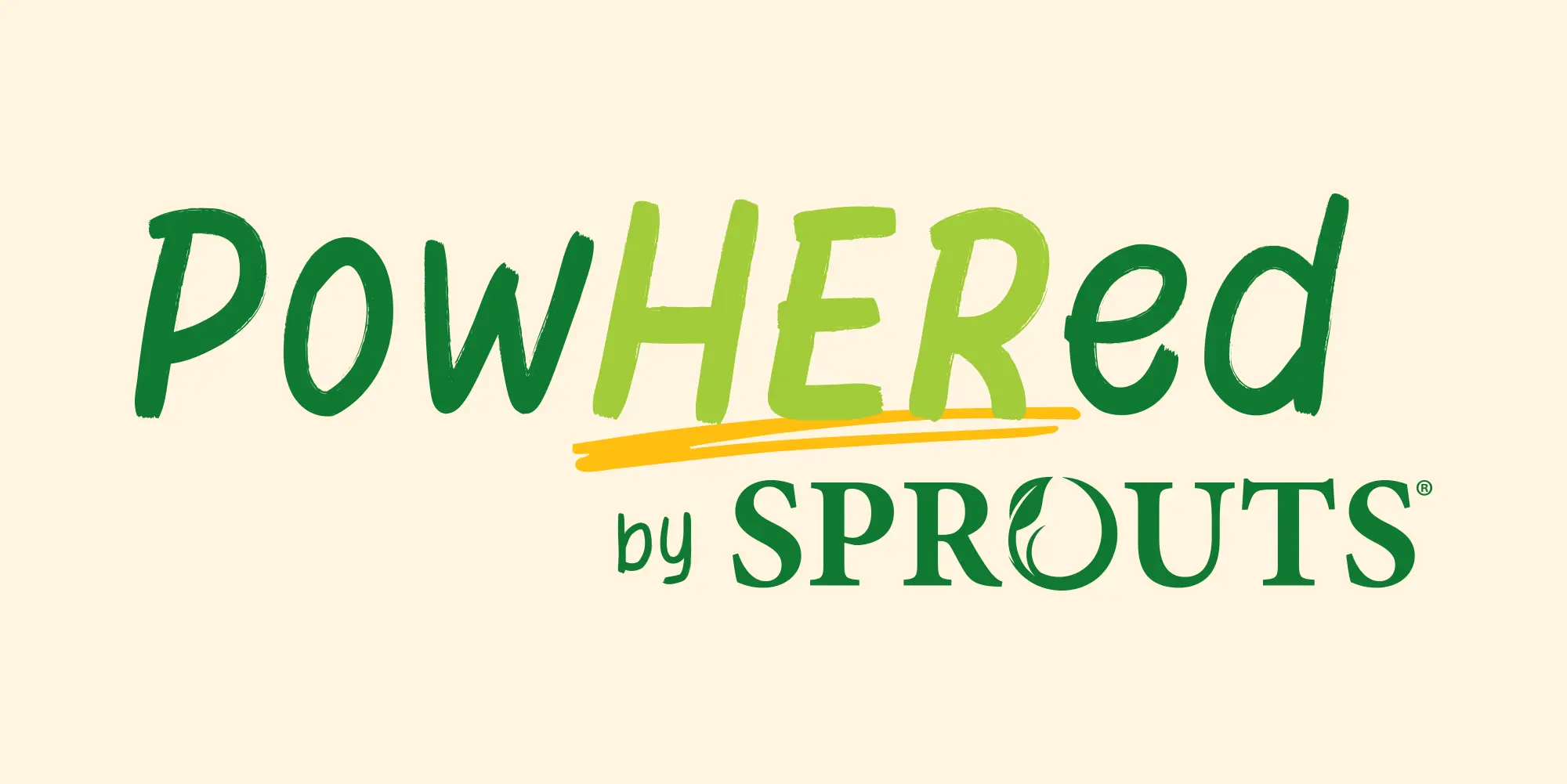 PowHERed by Sprouts logo