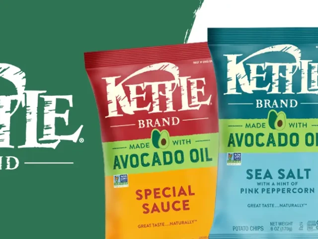 Kettle Brand Logo next to product variety