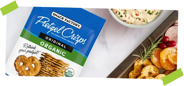 Snack Factory Pretzel Crisps Organic Original