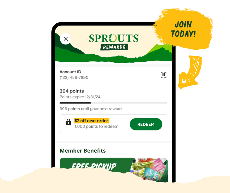 Earn, Enjoy, and Explore as a Sprouts rewards member