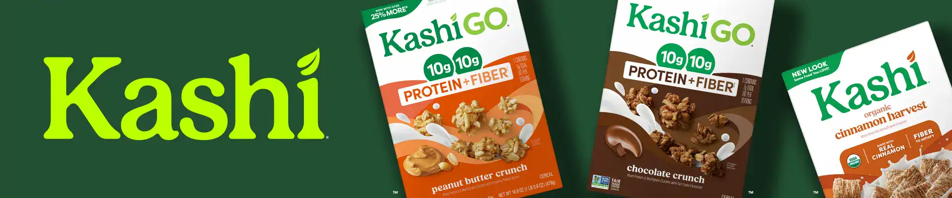 Kashi logo next to product variety