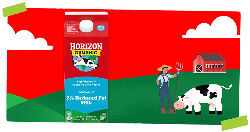 Horizon Organic 2 percent Milk