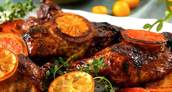 Spice-Roasted Chicken with Citrus