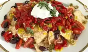 plate of nachos