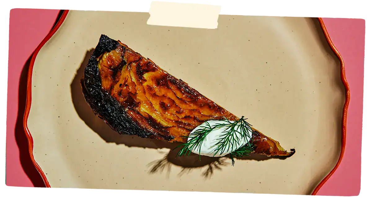 Charred Sugarcone Cabbage